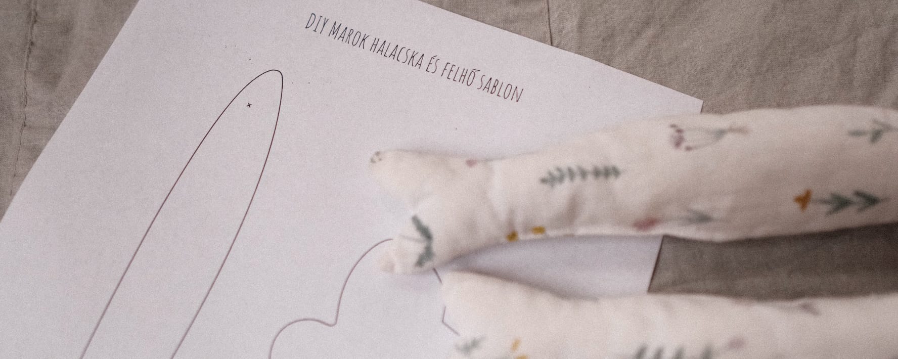 DIY varrós projekt kezdőknek- Marok halacska és felhő