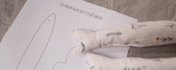 DIY varrós projekt kezdőknek- Marok halacska és felhő